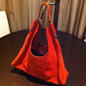 REDUCED! Furla suede hobo handbag