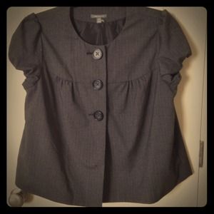 Short sleeve gray jacket, size 18w