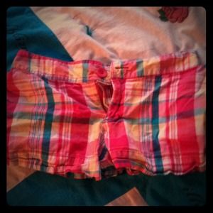 Plaid shorts