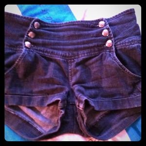 High waisted shorts