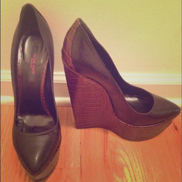 REDUCED Ruthie Davis Almont Wedges Never Been Worn
