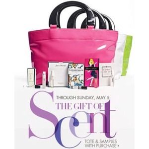 Neiman Marcus Scent Beauty Event Tote Bag Goodies
