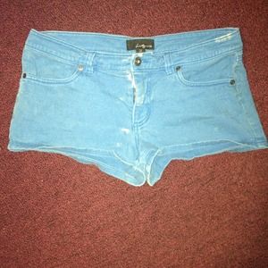 Blue shorts