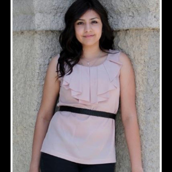 ⭐REDUCED⭐Taupe Petal Blouse