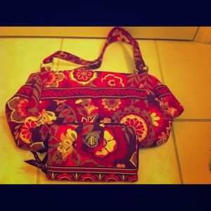 Vera Bradley handbag and Wallet