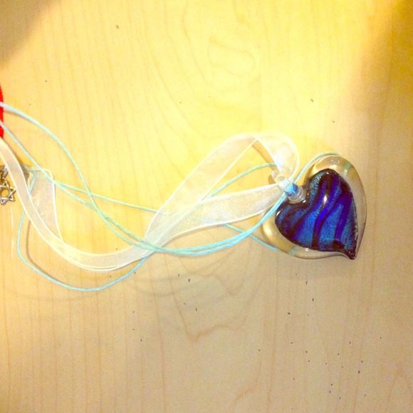 handmade Italian glass necklace