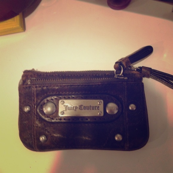 Brown leather Juicy Couture wallet