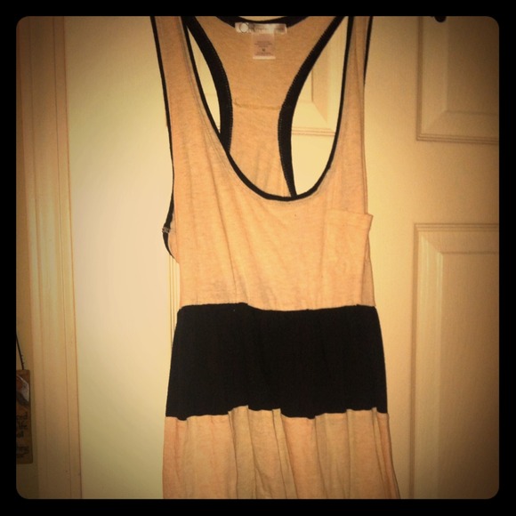 Long tiered racer back tank