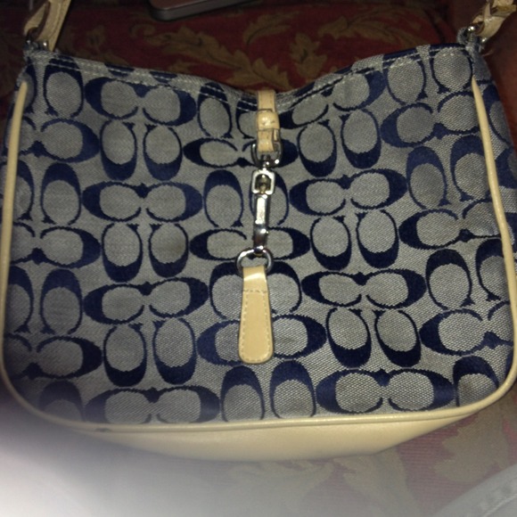 REDUCED Blue Coach Bag
