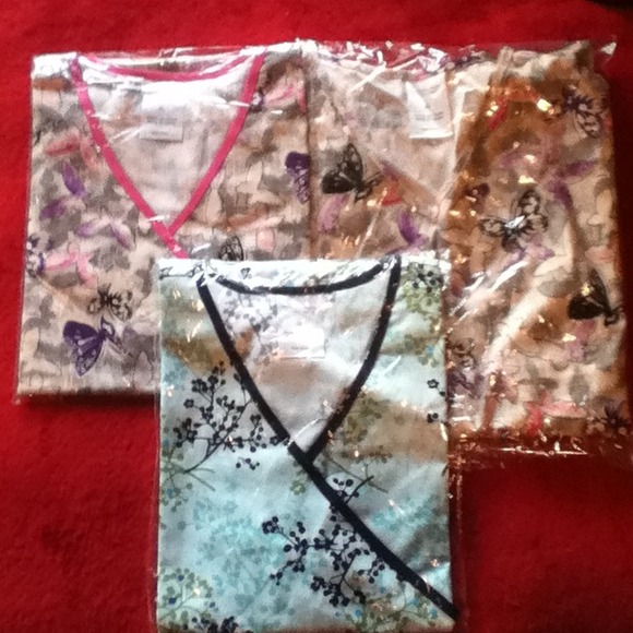 Bundle all 3 Scrub tops size XL brand new