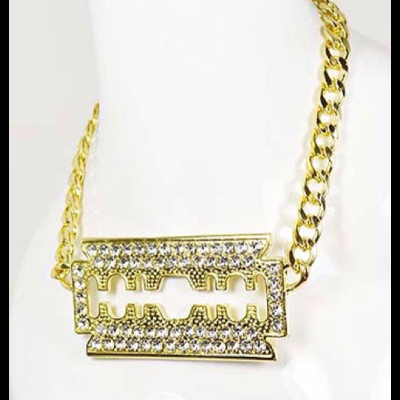 🌚Razor Cz Necklace - Picture 1 of 1