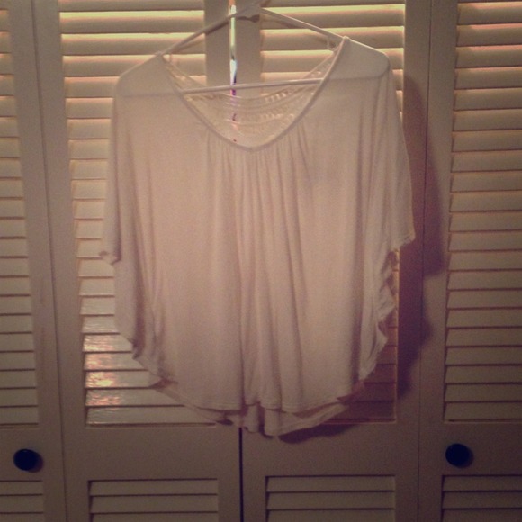 Poncho style blouse