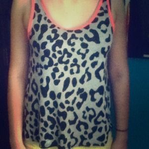 Cheetah print with pink trim