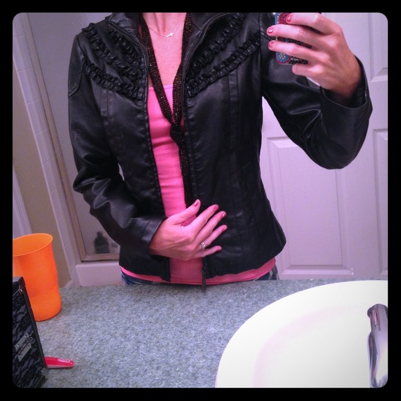 Steve Madden leather jacket!