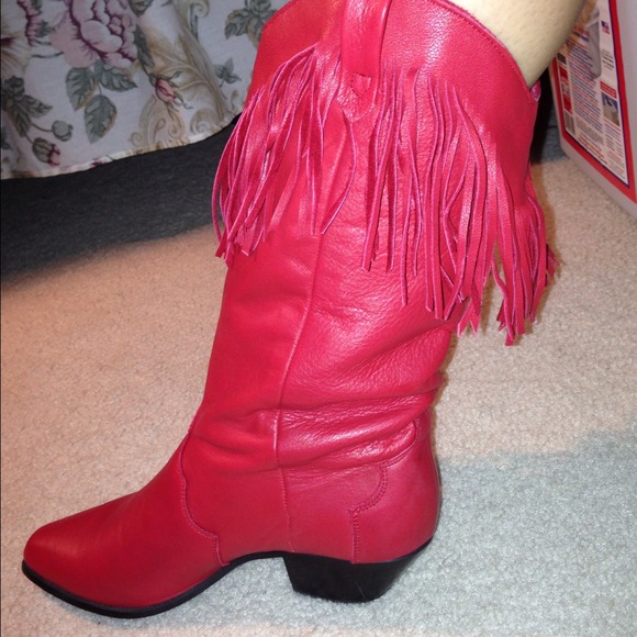 Red Dingo Cowboy Boots - Picture 2 of 4