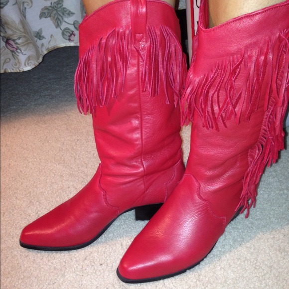 Red Dingo Cowboy Boots - Picture 3 of 4