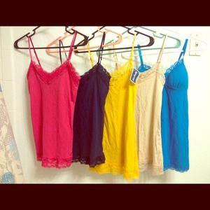 ❌BUNDLE for @valpat03❌ Spaghetti strap tanks.