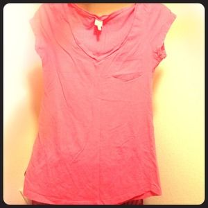 Rue 21 coral V neck