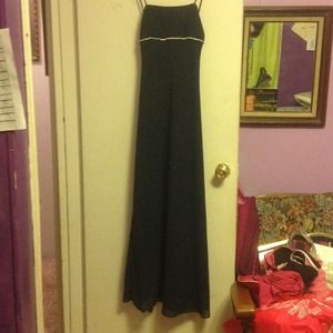 Midnight blue prom dress