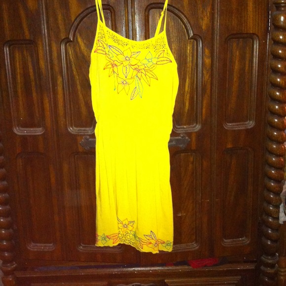 Yellow Floral Dress ****Just Reduced**