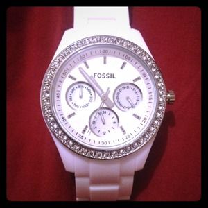 SOLD!!! 🚫🚫Fossil White, with crystals. NWOT.