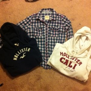 Hollister Bundle/Separate Hoodies and Flanal