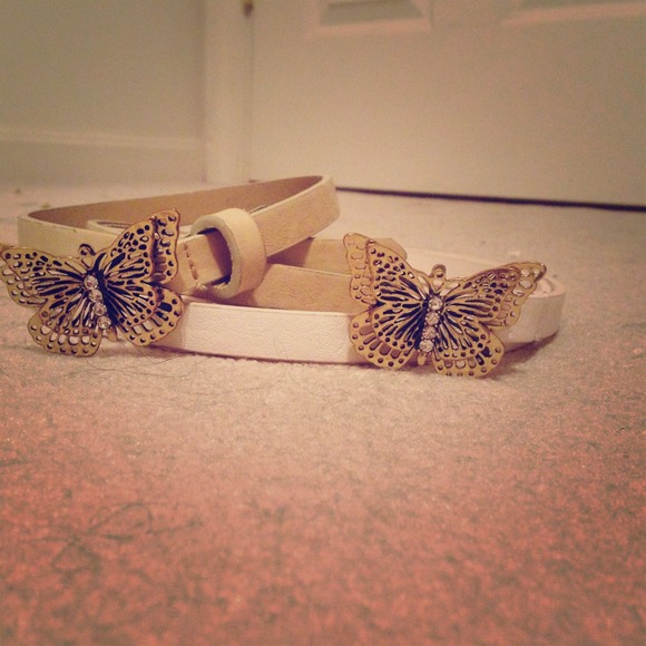 A bundle of 2 beautiful butterfly belts!