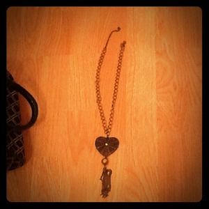 Urban Outfitters heart boho necklace