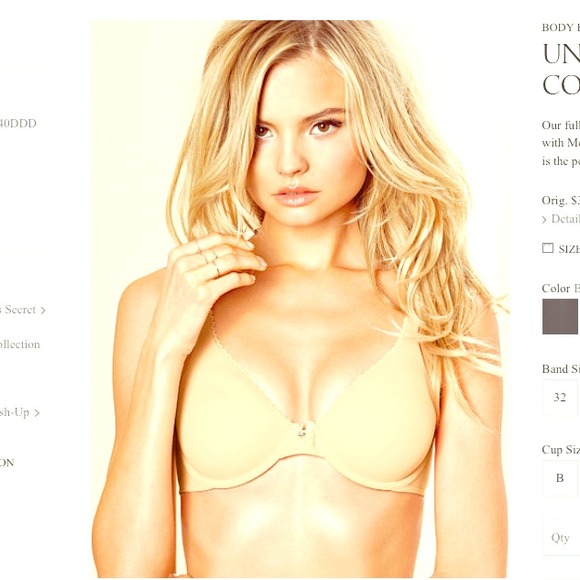 Victoria's Secret nude bra