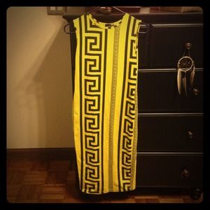 Asos Yellow Bodycon Dress