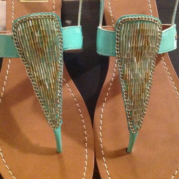 mint patent Stella Dolce Vita shoes - Picture 2 of 3