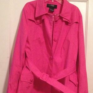 Knee length trench coat