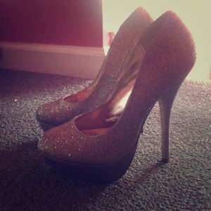 Forever 21 sparkly heels