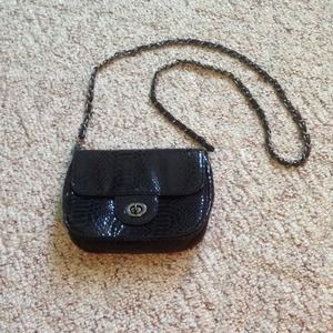 The Limited- faux snakeskin cross body bag