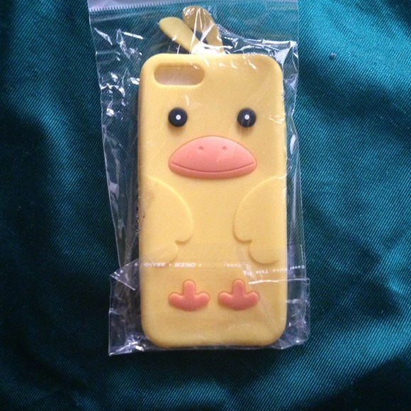✅REDUCED❎Yellow duck Iphone 5 case.