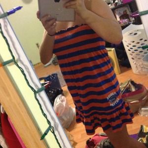 Cute Florida Gators strapless dress!
