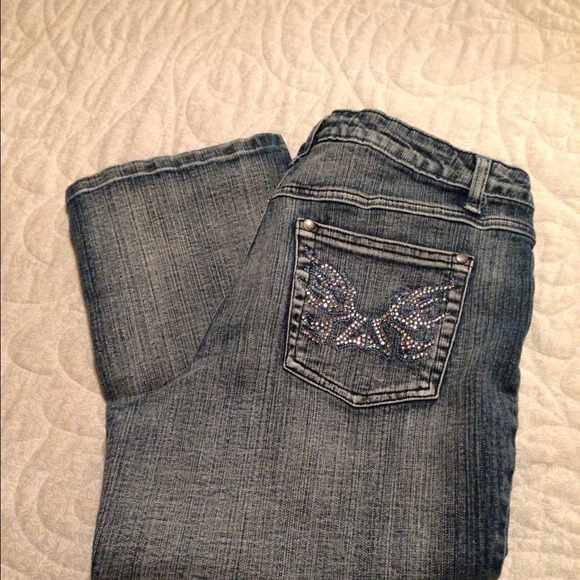 SOLD***Denim Capris