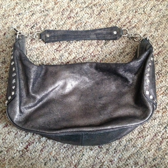 Juicy couture medium purse metallic silver