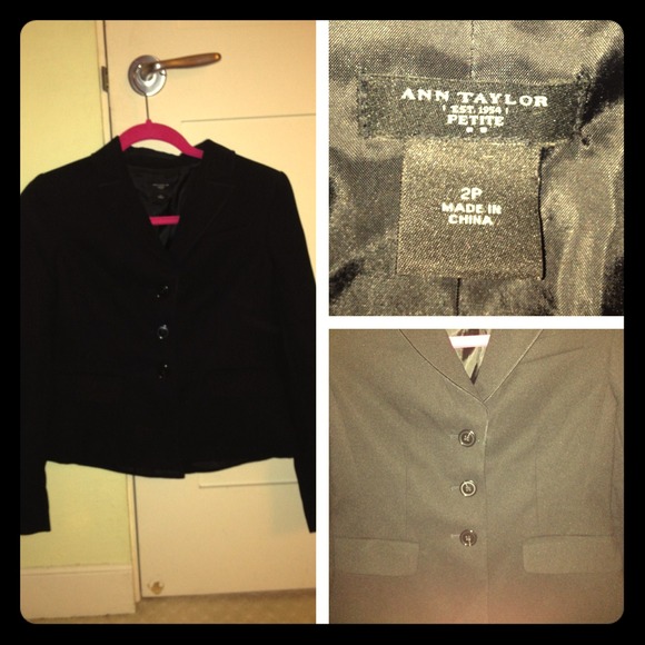 Black Ann Taylor blazer