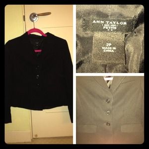 Black Ann Taylor blazer