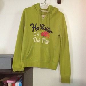 Green Hollister hoodie