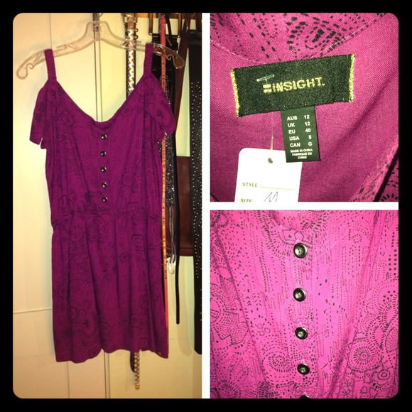 Insight purple dress
