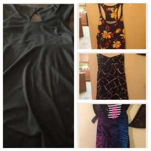 ❗Bundle❗Cute short black dress with open back