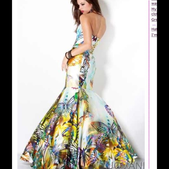 Mermaid butterfly dress - Picture 3 of 3