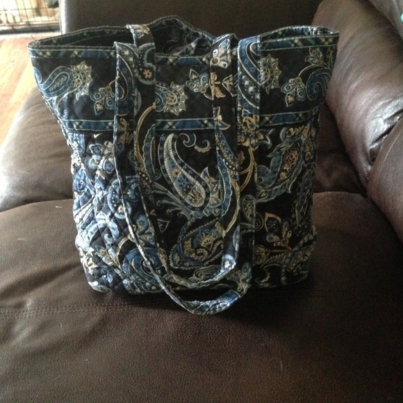 Blue Vera Bradley tote bag