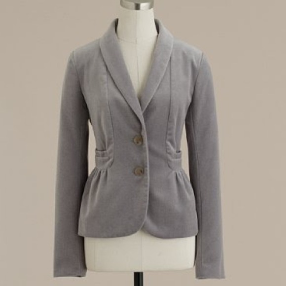 J. Crew Jackets & Blazers - RESERVED💚J.Crew Velvet Eden Blazer