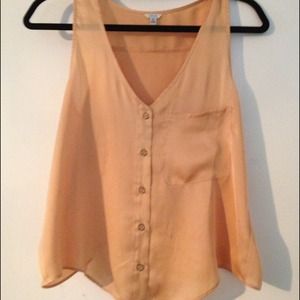 Light orange forever 21 blouse