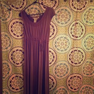 Floor length maxi dress