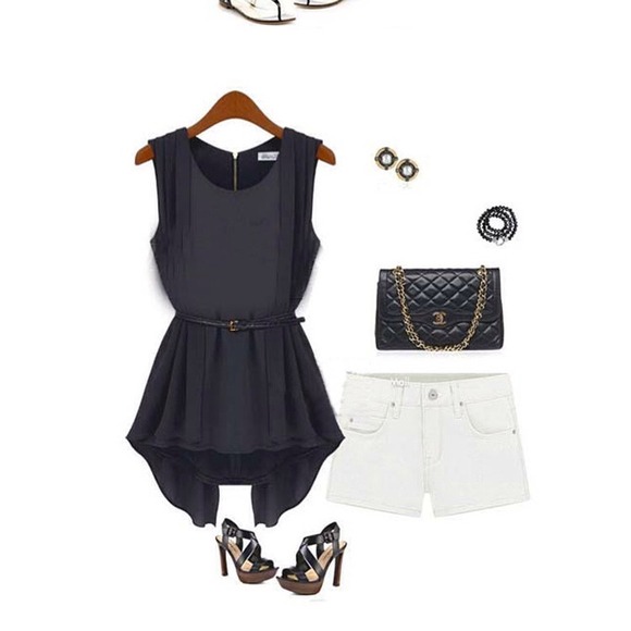 Sold**** European chiffon slim top