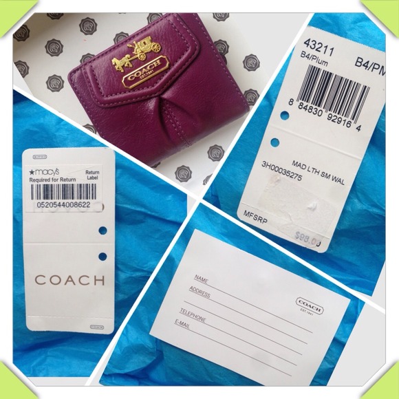 🚫Sold🚫Purple Coach Wallet - Picture 4 of 4
